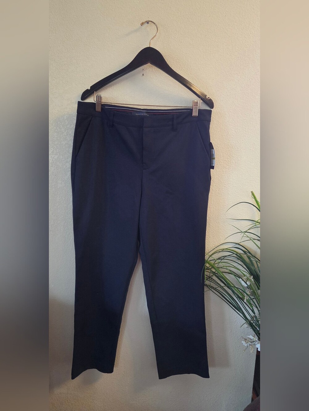 Tommy Hilfiger Navy Dress Pants with Branded Tag Size 14